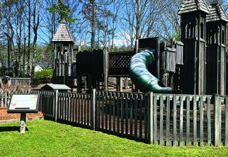 The playground at The Village Green will be expanded as part of a renovation project on the 13-acre property.