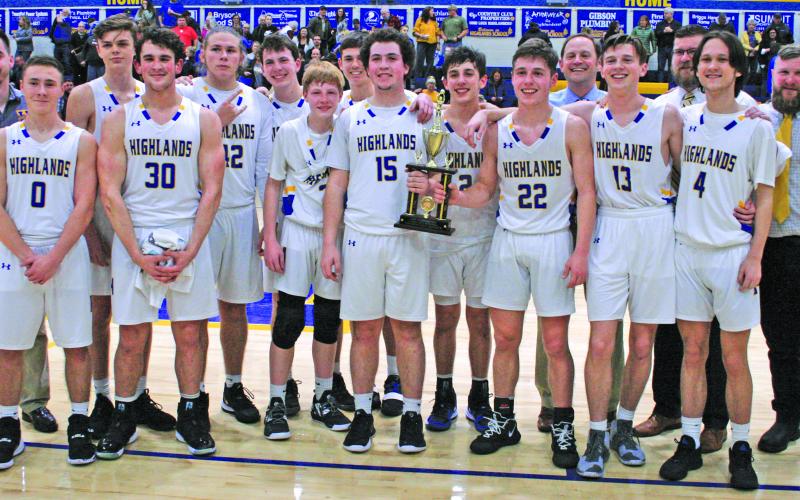 Highlands claimed the Little Smoky Mountain Conference tournament title.