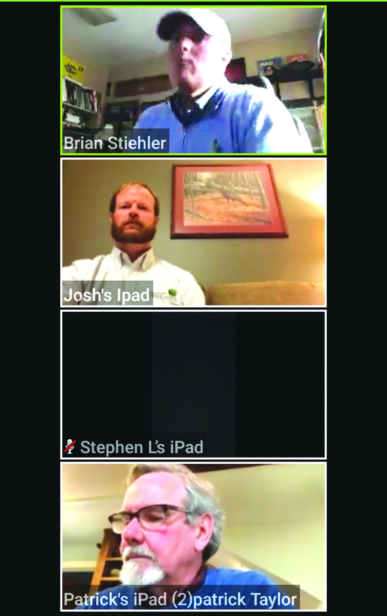 The Highlands Board of Commissioners met via videoconference on April 16.