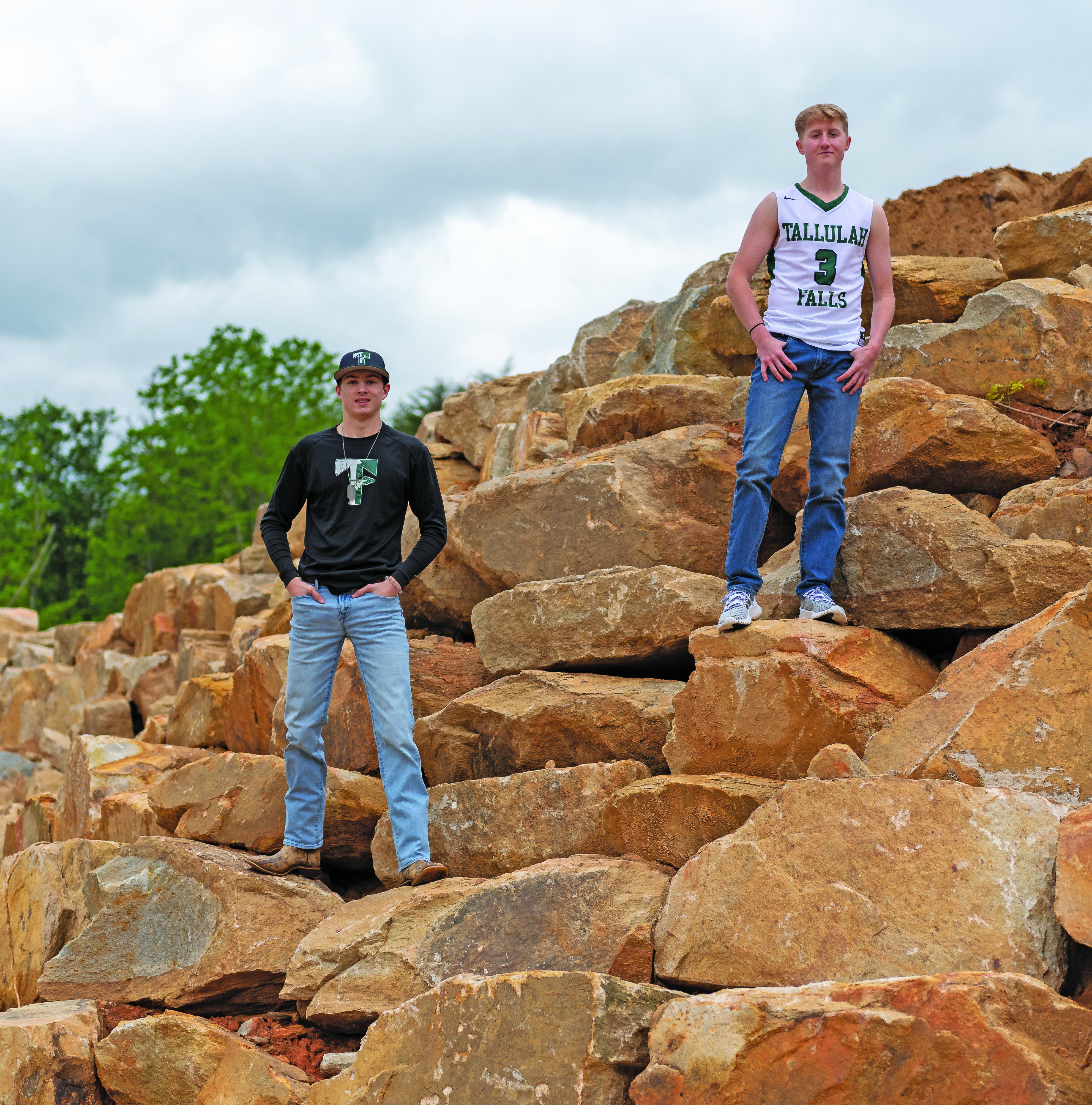 By fate, the paths of junior athletes Kale Corbett, of Lakemont, Georgia, and Cainan Yaskiewicz, of Highlands, collided at Tallulah Falls School.