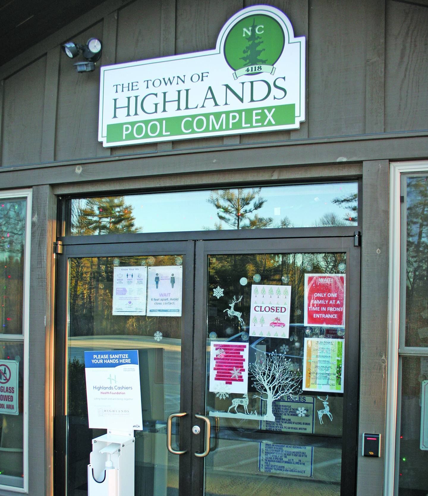 The Highlands Pool will remain closed to the public until further notice.