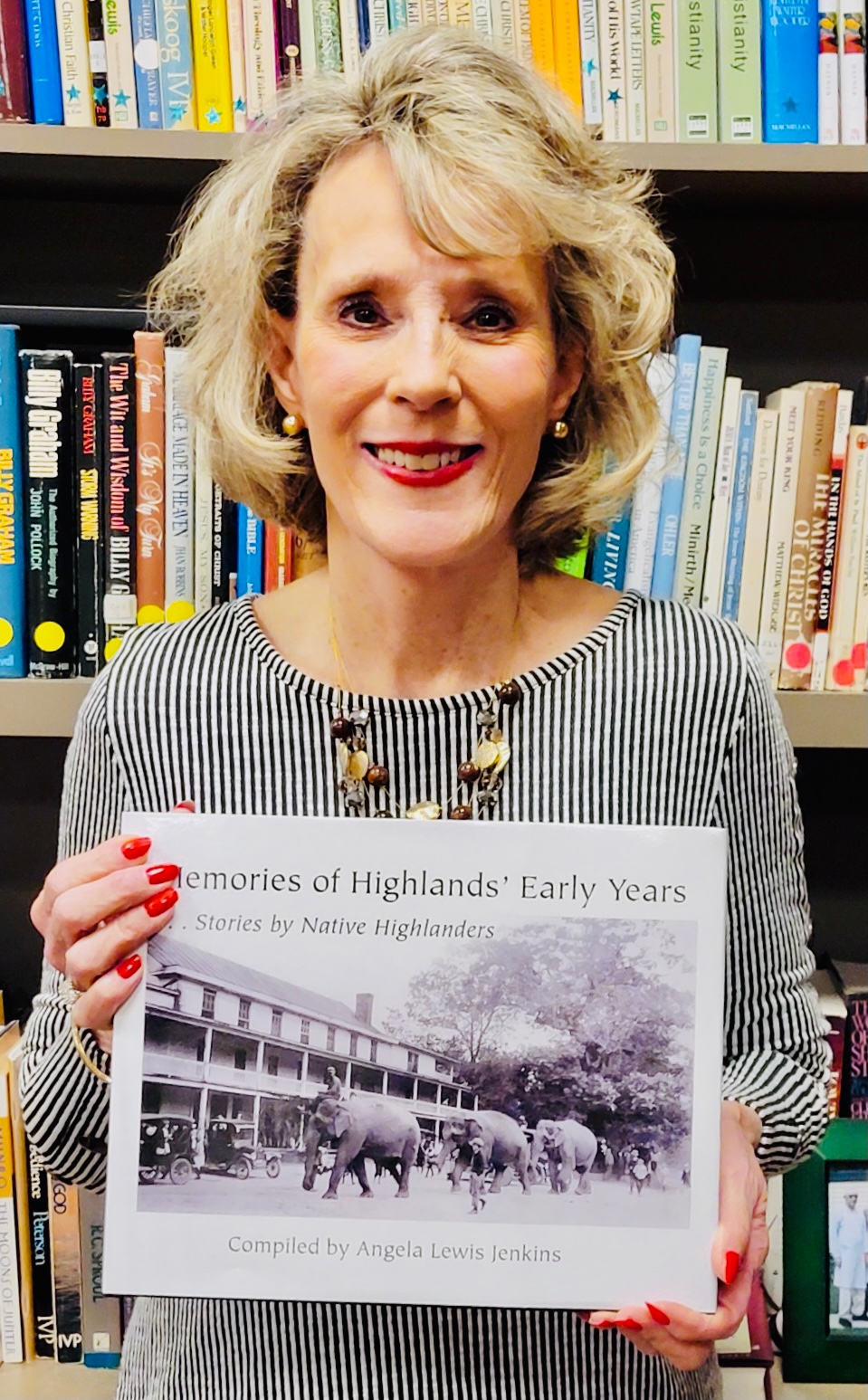 Signed copies of the book are available at Mountain Fresh Grocery, The Book Nook, Shakesphere & Company, Acorn’s, Wit’s End, The Dry Sink, Mountain Heritage, The Summer House by Reeves, Highland Hiker, and the Business Spot. 