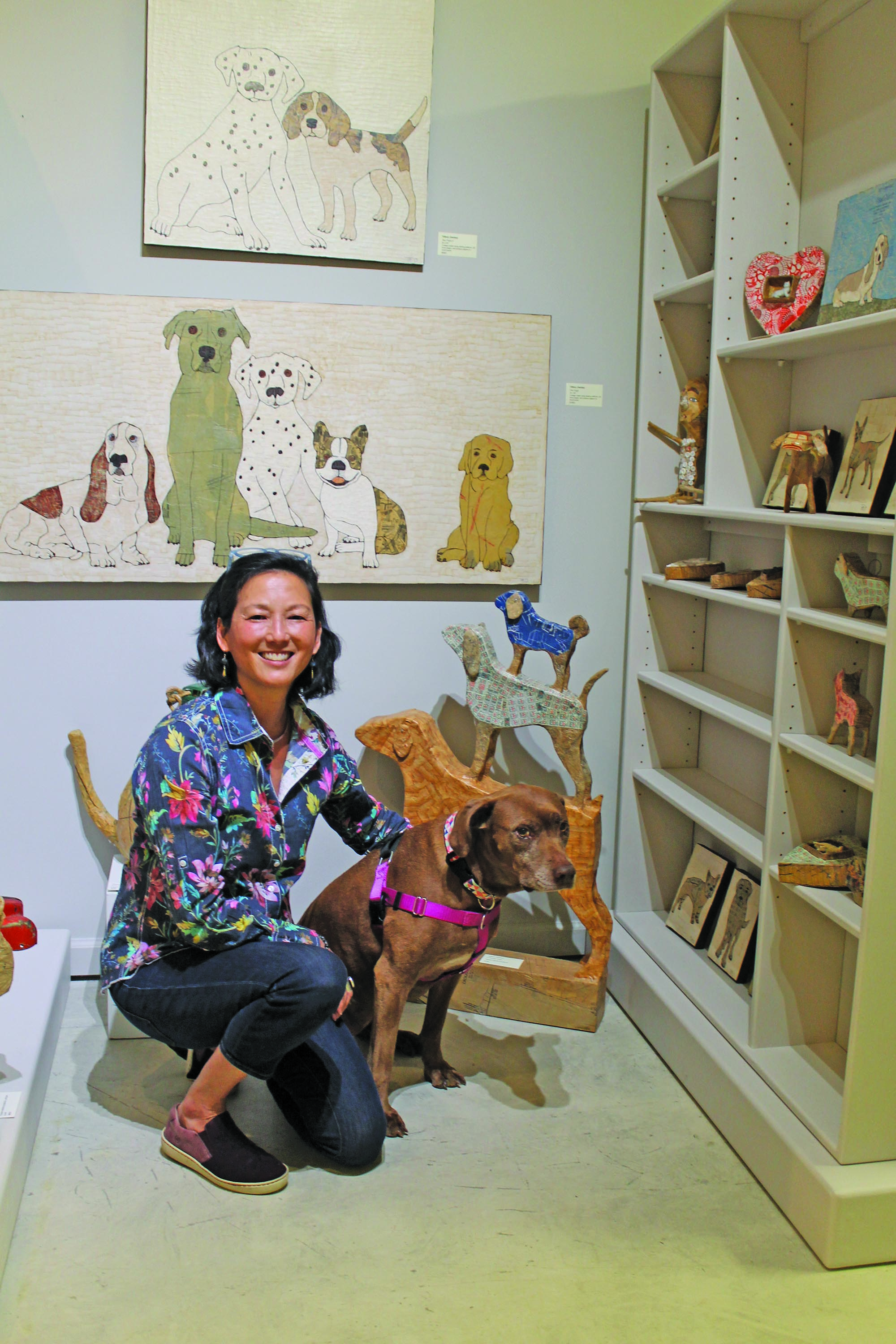 Suzanne Camarata with Charlie Girl