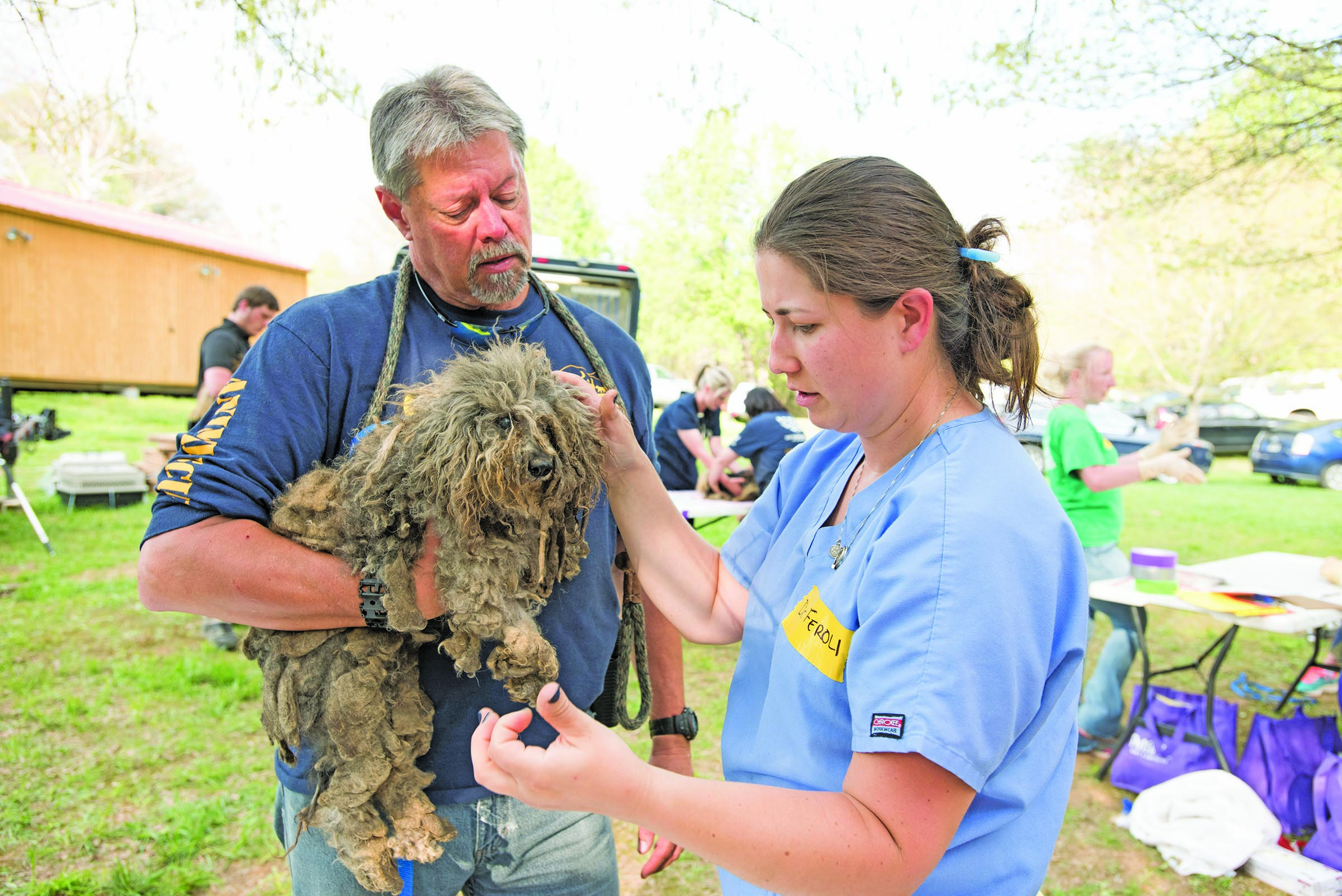 Submitted Photo CHHS executive director David Stroud on a rescue in Georgia. 