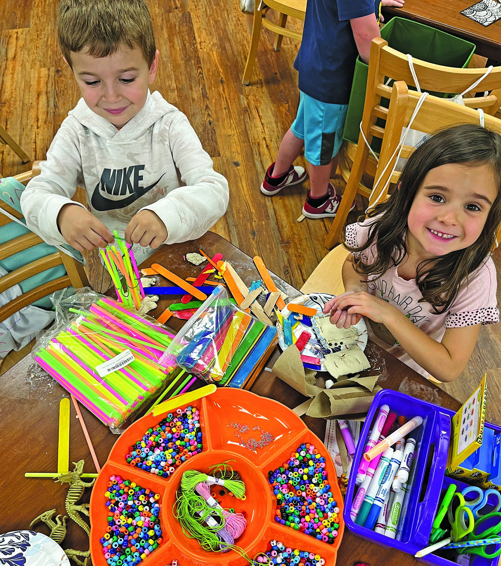 The Literacy and Learning Center will host Tinker Time for toddlers and their caregivers at 11 a.m. on Friday, Jan. 19.