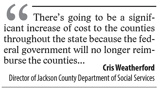 County to bear cost of federal cuts, says Jackson DSS