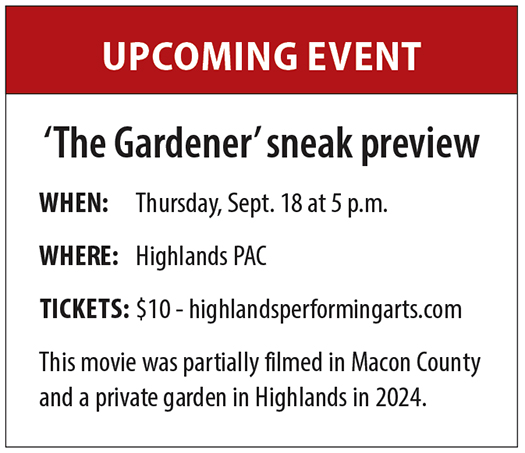 Upcoming Event: 'The Gardener' sneak preview