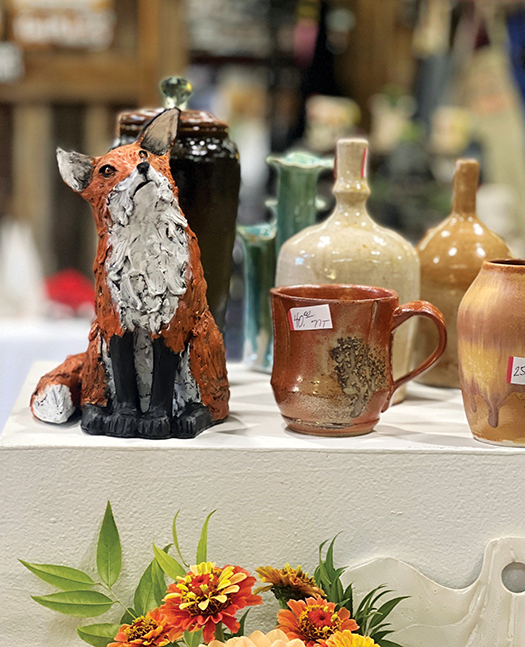 The annual pottery show features the work of The Bascom’s Studio members, local artists who create and fire their pieces on-site.