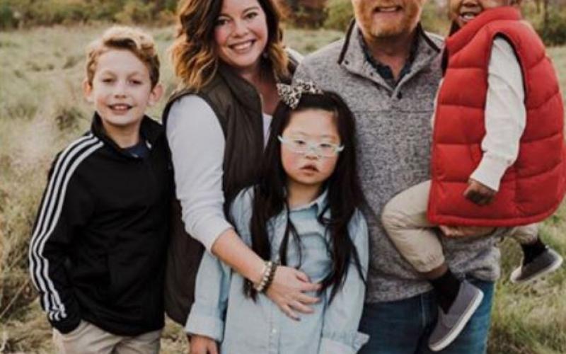 The O’Neill family is coming to Highlands. From left, Finn, Christy, Lottie, Scott and Sam O’Neill.