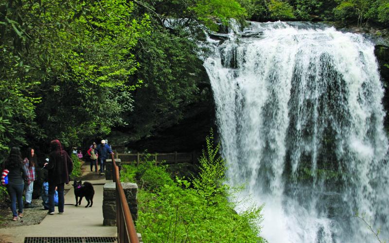 Visitors flocked to local trails and attractions, including Dry Falls, over the weekend following a relaxing of regulations related to COVID-19.