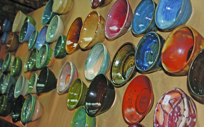 The annual Empty Bowls luncheon at First Presbyterian Church raises money for the Highlands Food Pantry each fall.