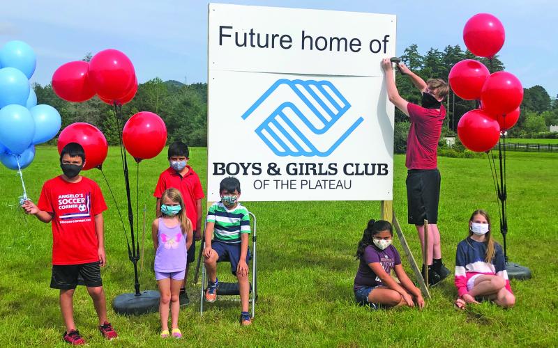 Boys &amp; Girls Club of the Plateau members showed off the club’s proposed new facility site and plans for the future.