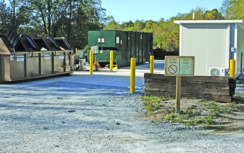 The newly remodeled Scaly Mountain convenience center is now open for public use.