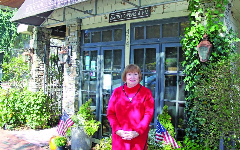 Mindy Green, owner of Wolfgang’s on Main Street in Highlands has been in the restaurant business for more than 26 years.