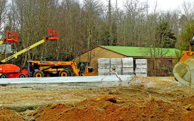Dollar General has started construction of a new store on US 64 East in Highlands.
