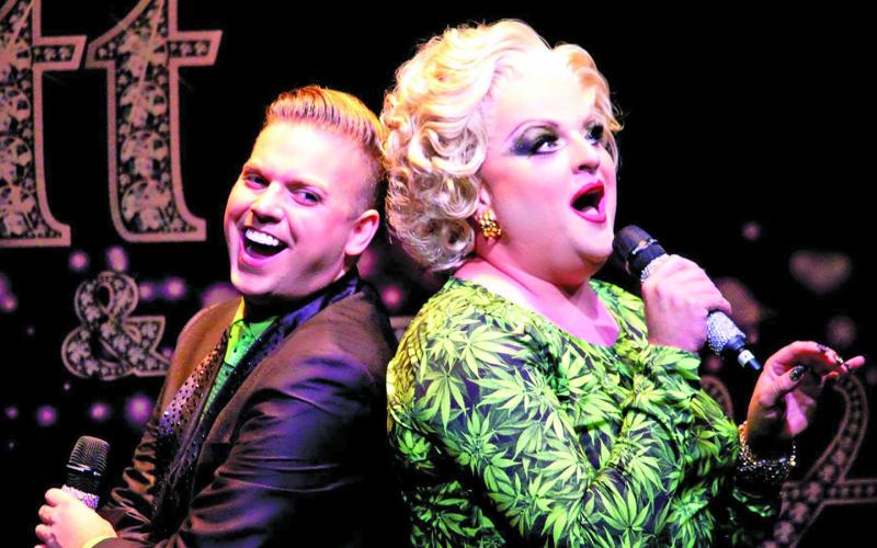 “The Scott and Patti Show” played to a sold out audience in 2019 at the Highlands Playhouse. Actor Scott Daniel (left) is taking over as the executive director of the Playhouse in May.