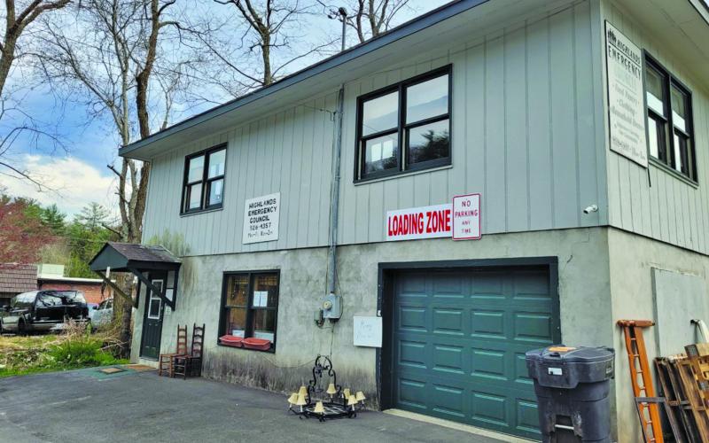 The Highlands Emergency Council’s loading zone will soon be covered thanks to a variance granted by the Town of Highlands.