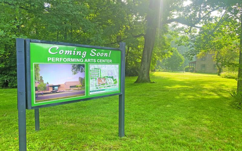 In the next few days construction will begin on the theater with a projected completion date of summer of 2022.