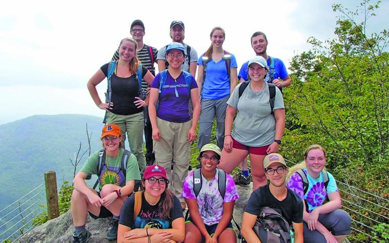 I.E. Program students from 2017. Current communications and events coordinator Winter Gary was part of this group.