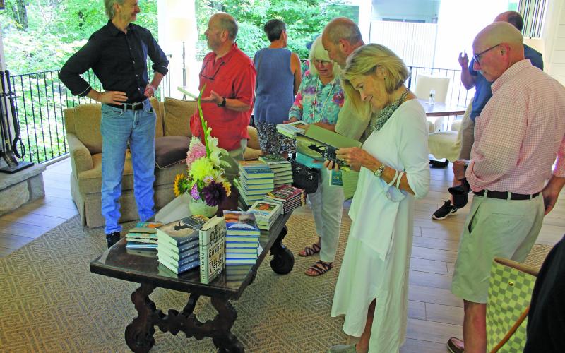 Photo by Christopher Smith/Staff Residents were able to purchase books and get them signed by the authors.
