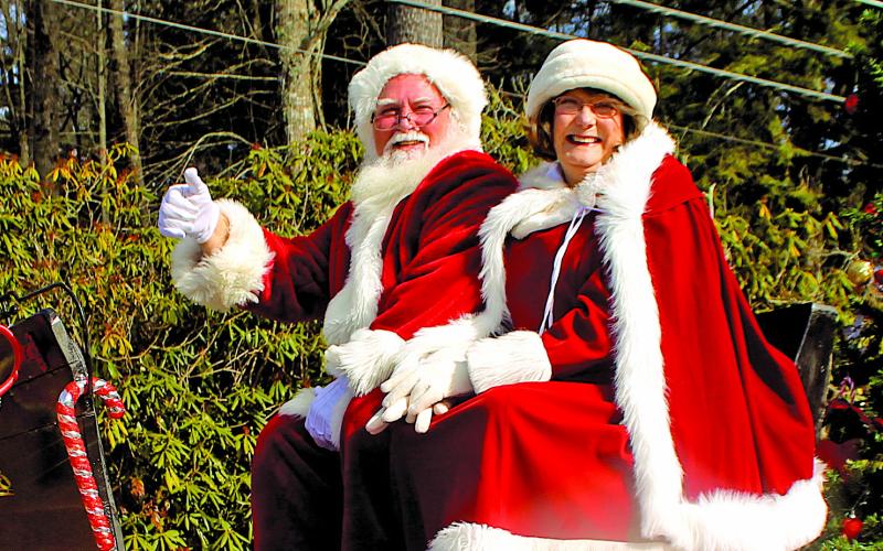 Highlands’ parade will begin at 10:30 a.m., and Cashiers parade will start at 3 p.m., both on Saturday, Dec. 4.