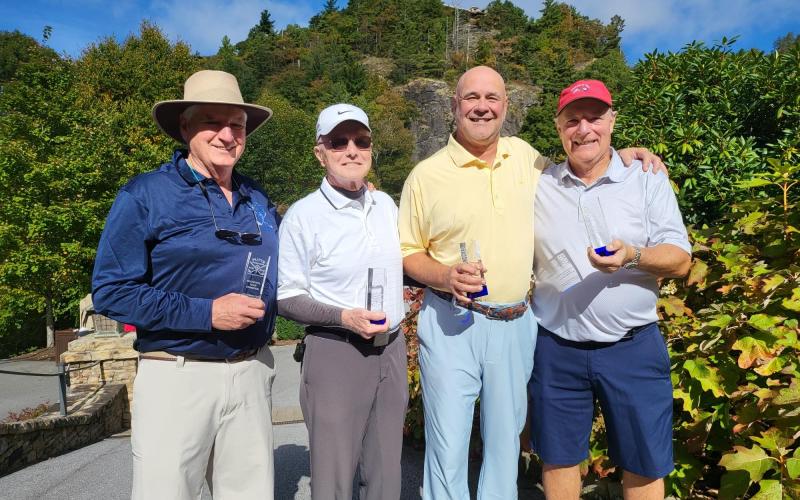 Inaugural Team Champions (L-R) Gary Maddox, Jim Hunter, David Stetson and Joseph Dunning