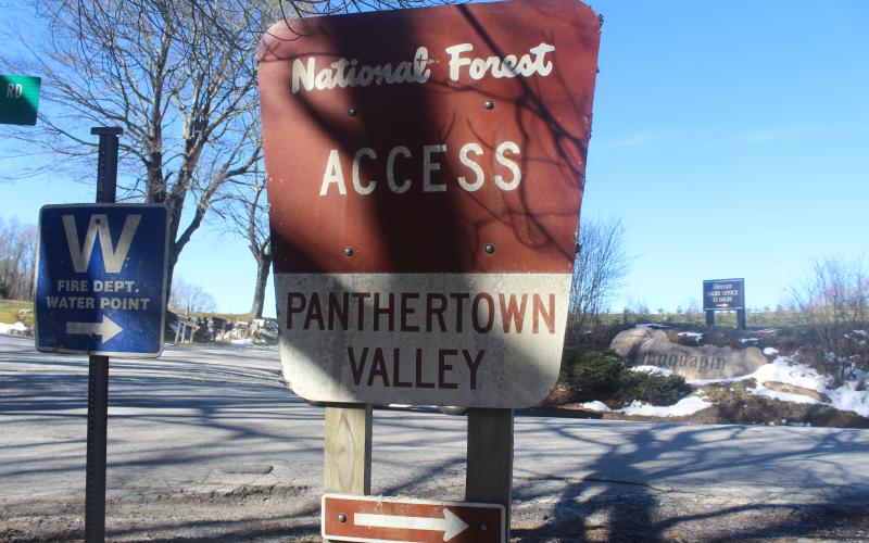 Photo by Michael O’Hearn/Crossroads Chronicle A proposal was introduced that would allow bear hunting at the Panthertown-Bonas Defeat sanctuary near Cashiers.