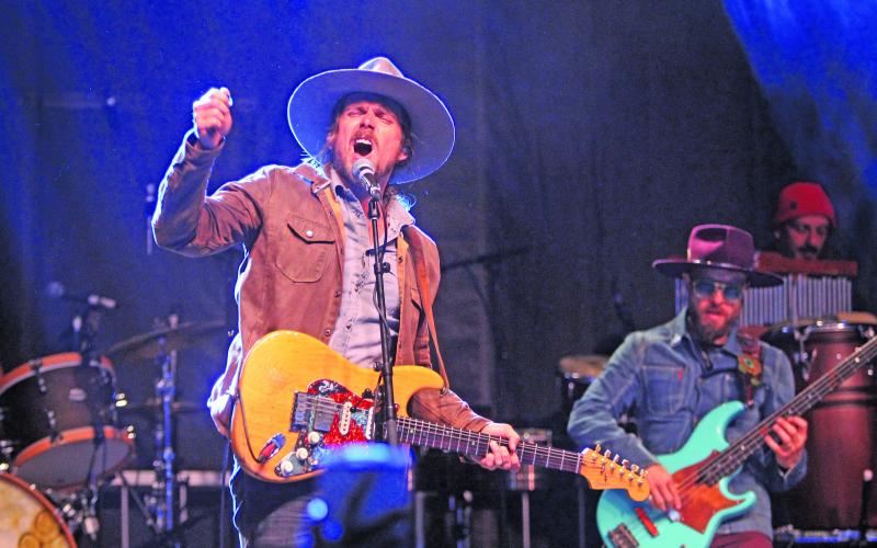Photo by Christopher Lugo/Staff Lukas Nelson and the Promise of the Real headlined Saturday night’s show at Bear Shadow.