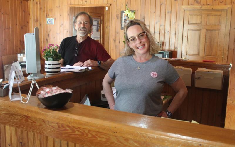 Dogz Best Friend across the street from the Happ’s Place restaurant on Hwy. 107 is now owned by Carrie Forsyth Russell, a professional dog groomer and breeder for more than 30 years.