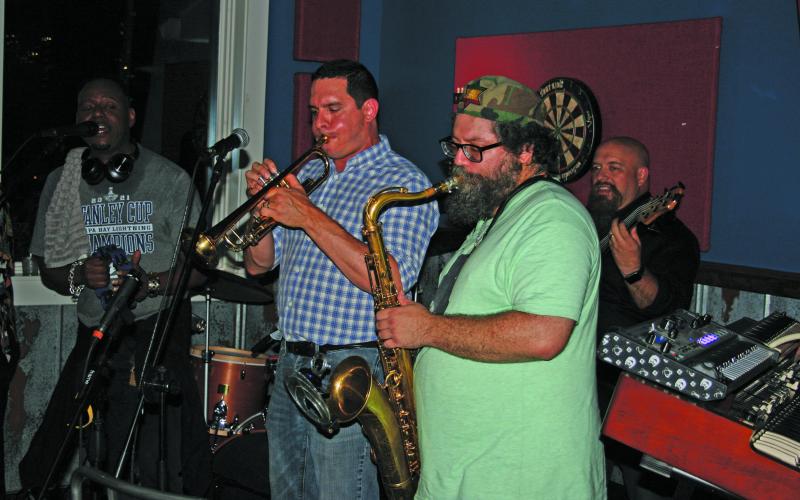 Photo by Christopher Lugo/Staff Rocksteady@8 at one of their concerts at The High Dive in Highlands last year.