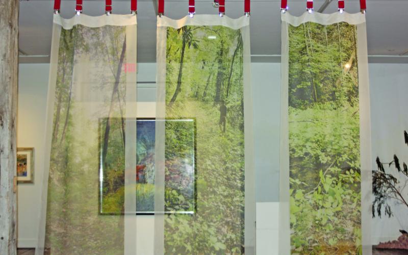 Photo by Kaylee Cook/Staff A piece by Mary Muszynski in the Imaginary Landscapes: Stories from the American South exhibit.