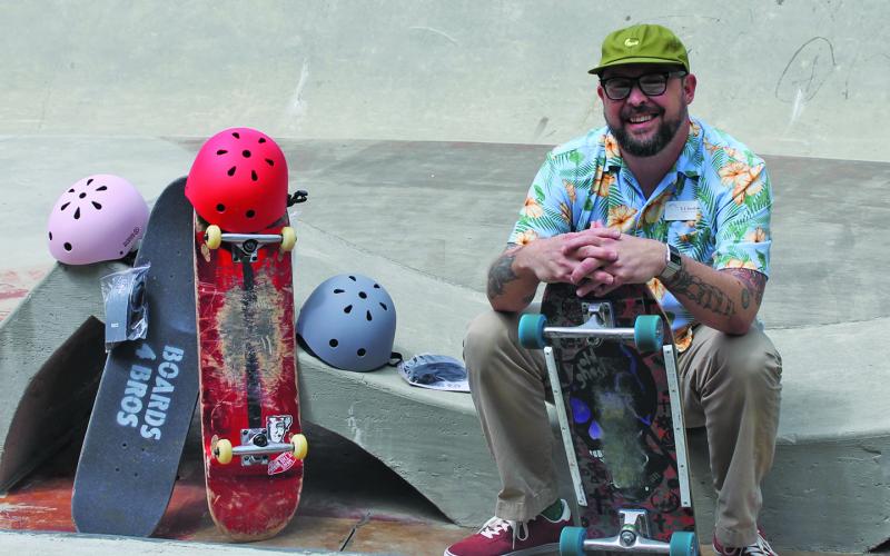 T.J Smith is hoping to get more young people interested in skating during “Come Skate Day” on Saturday.