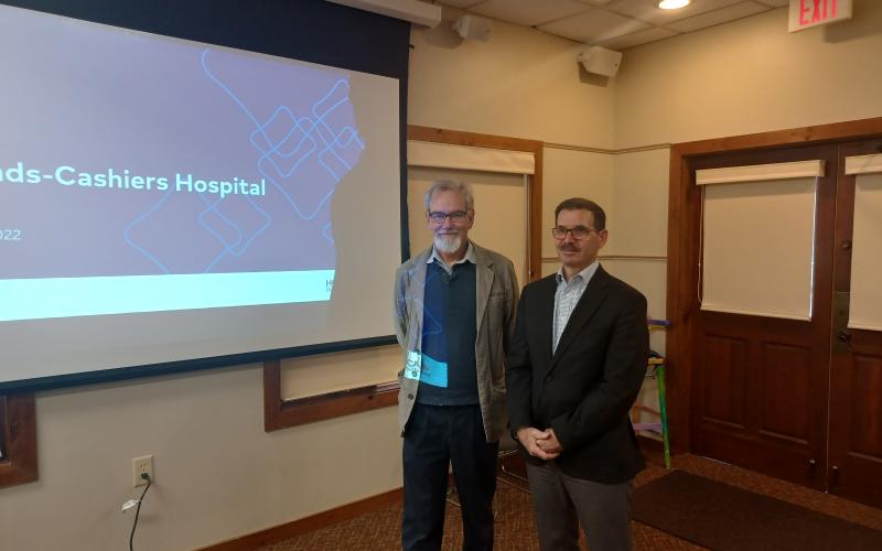 Mayor Patrick Taylor welcomed Tom Neal as his guest speaker for the final "Coffee with the Mayor" program of 2022.
