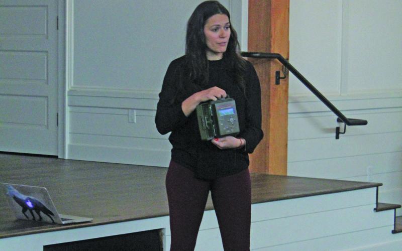 Dr. Rada Petric discusses the “Secret Life of Bats” during her lecture as part of the Village Nature Series.