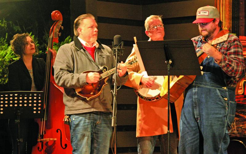 Silly Ridge filled Kelsey-Hutchinson Founders Park with music during the annual Highlands Christmas Tree Lighting on Saturday night.