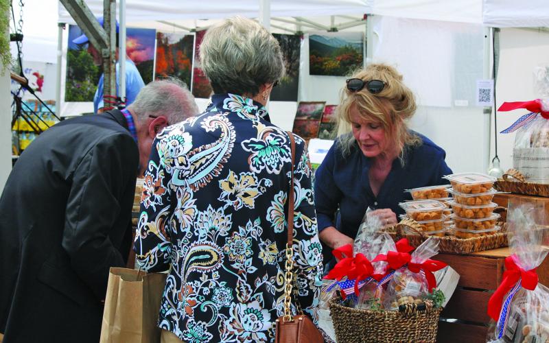 The Mountaintop Rotary Arts and Crafts show brought large crowds to Kelsey-Hutchinson Founders Park for a two-day showcase over the weekend.