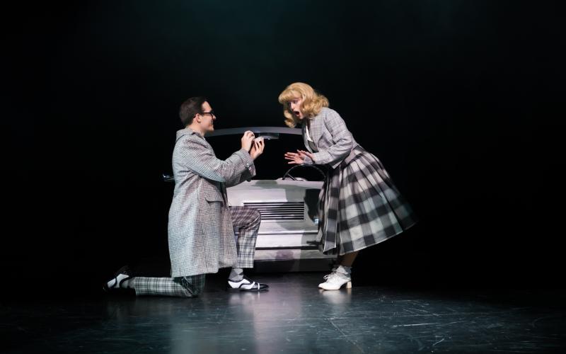 A young couple gets more than they bargain for in the Rocky Horror Picture Show.