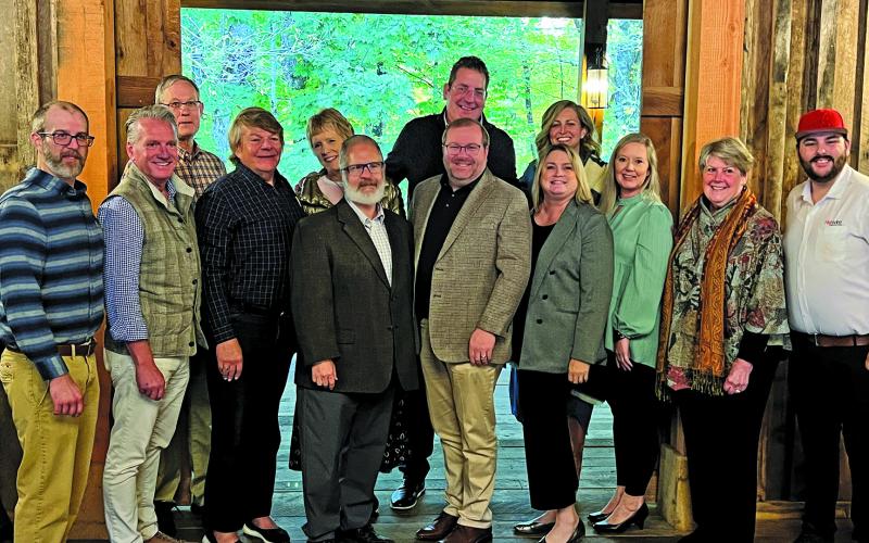 The 2023 Leadership Highlands graduating class. Back row: Daryl Griswold, Carol Taylor, Chris Duffy, Margaret Shutze. Front row: Tim Dearth, Jerry Wilson, James Spencer, Keith Gilbert, Josh Bryson, Johanna Fein, Michelle Davis, Jane Jerry, and William Beck.
