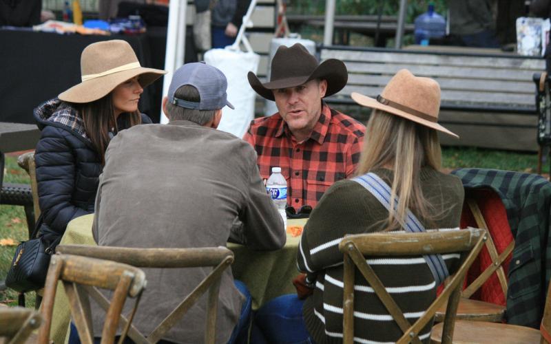 The Macon County EDC held their November meeting just as the Highlands Food and Wine Festival kicked off.
