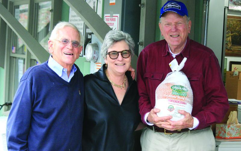 Photo by Ryan Hanchett Members of the Rotary Club of Highlands donated 25 turkeys for families in need prior to the Thanksgiving holiday.