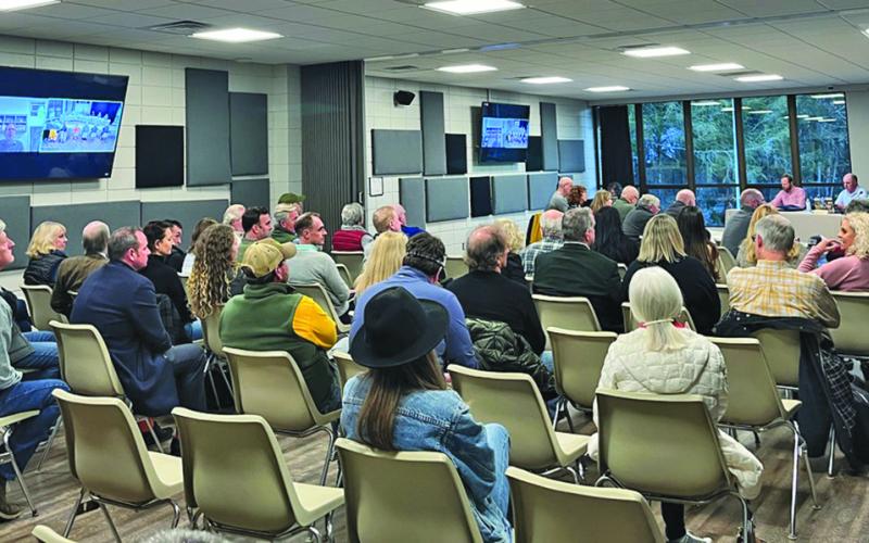 Several business owners took part in the February workshop prior to the Highlands Board of Commissioners meeting on Thursday. Business owners voiced concerns ranging from the use of lighted signs, to the lack of affordable workforce housing.