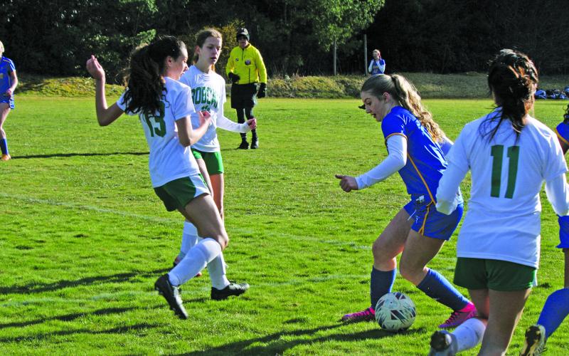 Highlands overcame a strong early defensive showing by Blue Ridge to claim a 4-0 victory on Monday night.