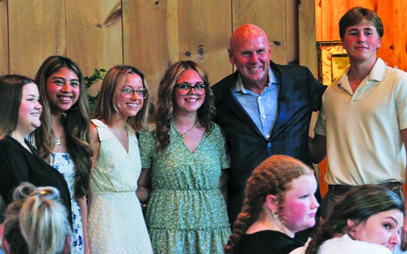 Students from Blue Ridge School were recognized during a scholarship dinner on May 8.