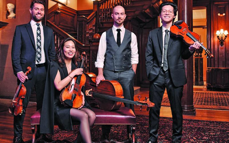 The Dover Quartet will be among the many world-renowned musical acts taking part in the Highlands Cashiers Chamber Music Festival in 2024.