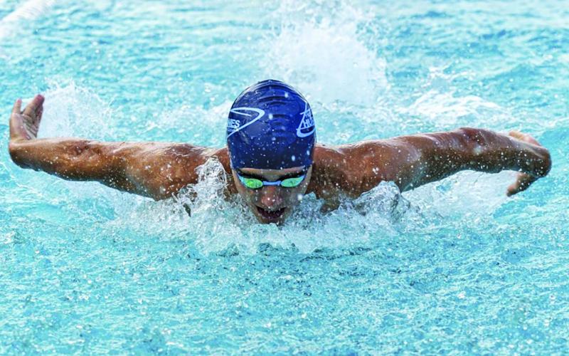 The Highlands Hurricanes pulled off an upset by beating the boys swim team from Franklin on June 6.