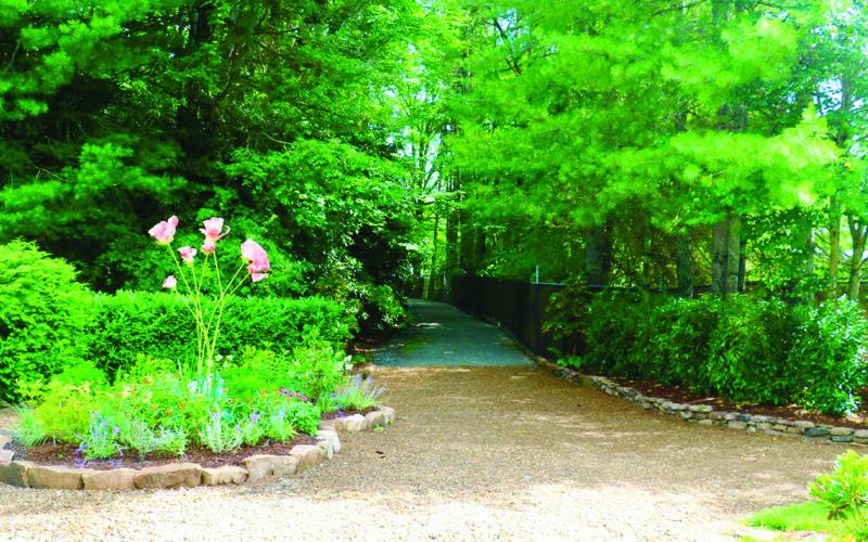 The greenway entrance adjacent to the Cashiers Chamber of Commerce will be the site of a grand opening ceremony on July 24.