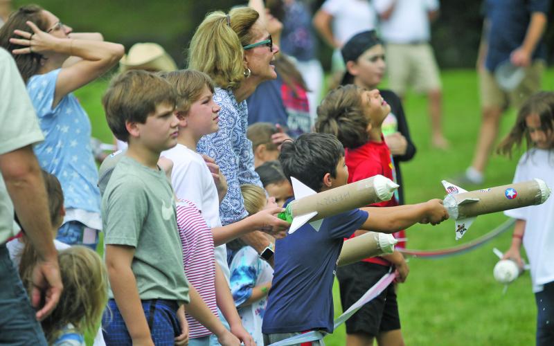 Highlands’ Fourth of July festivities will begin at 9 a.m. on Thursday with the water bottle rocket launch.