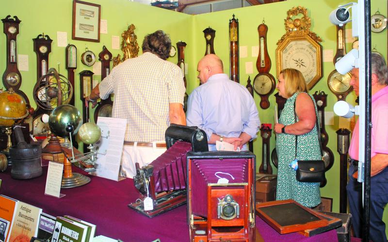 The 46th annual Cashiers Antiques Show drew big crowds to The Village Green for its three-day run Aug. 9-11. Show organizer Hazel Giles noted that the show was likely the best attended in the history of the event.