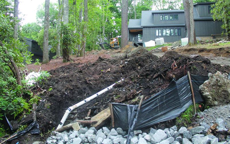Residents of Mount Lori Road are unhappy with recent conduct by construction company employees on their street.
