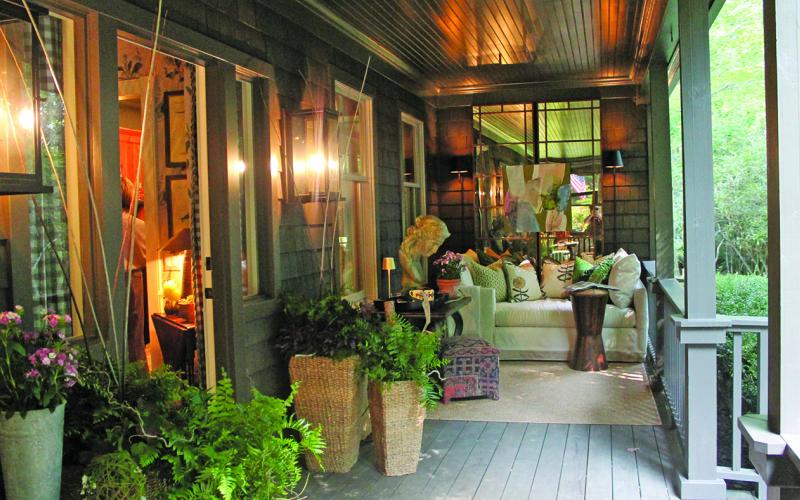 The outdoors areas of the Cashiers Designer Showhouse were particularly popular in 2024.